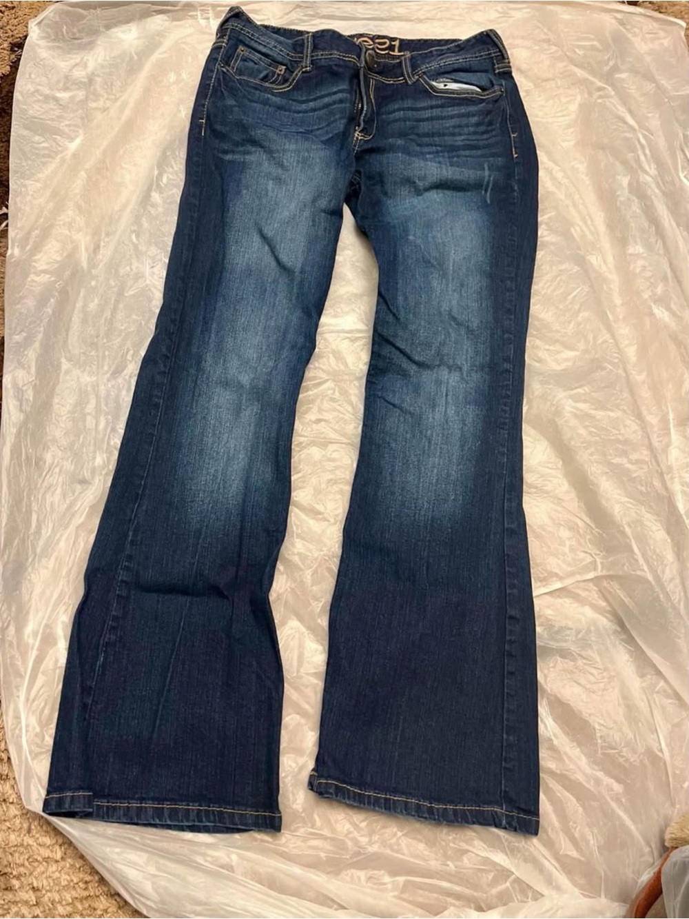 Rue21 Women's Dark Blue Flare Jeans